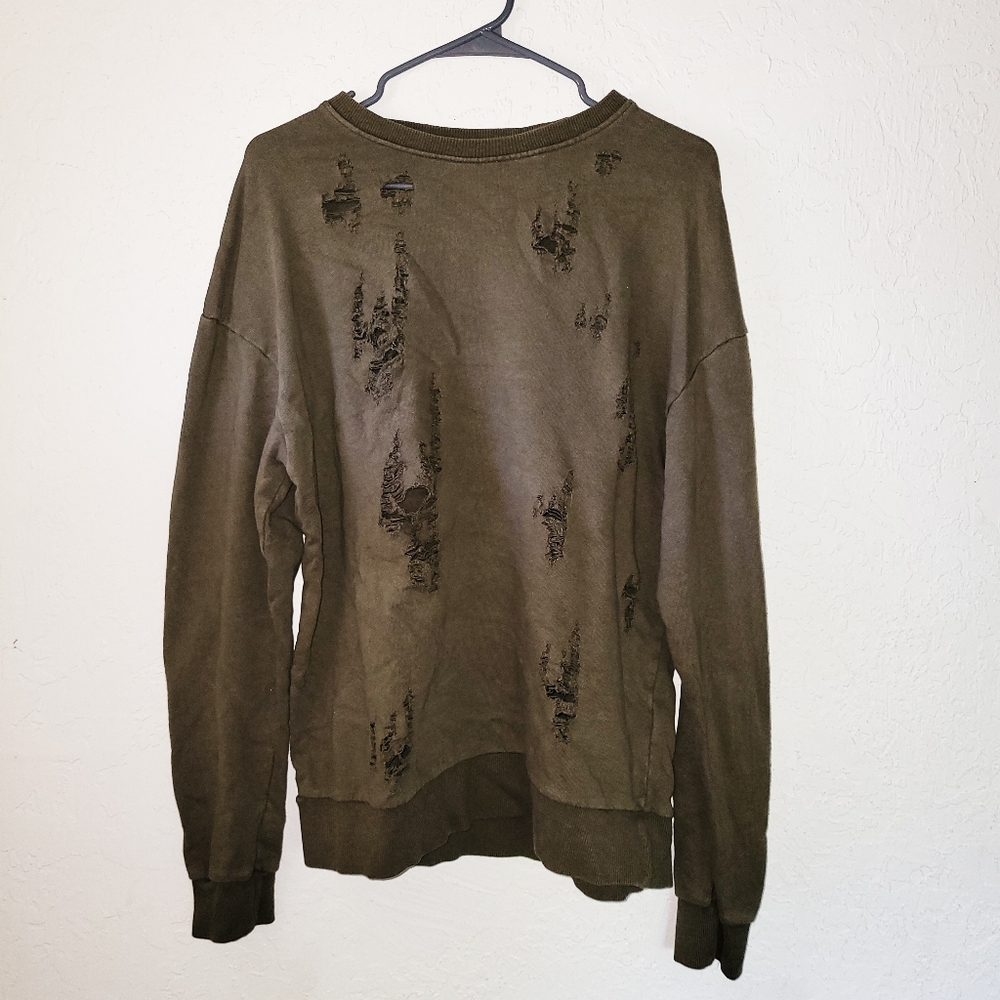 H&M Olive Green Sweatshirt - Picture 1 of 2